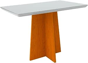 imagem de MESA PARA SALA DE JANTAR 4 LUGARES 1,20X0,80 Ype e branco